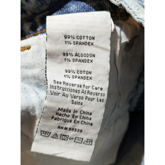 Acid Wash cut off denim shorts womens size 30 See Thru Soul - Picture 8 of 9